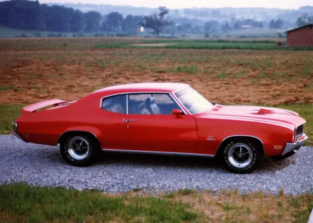 Picture of a red Buick Skylark GSX Stage 1