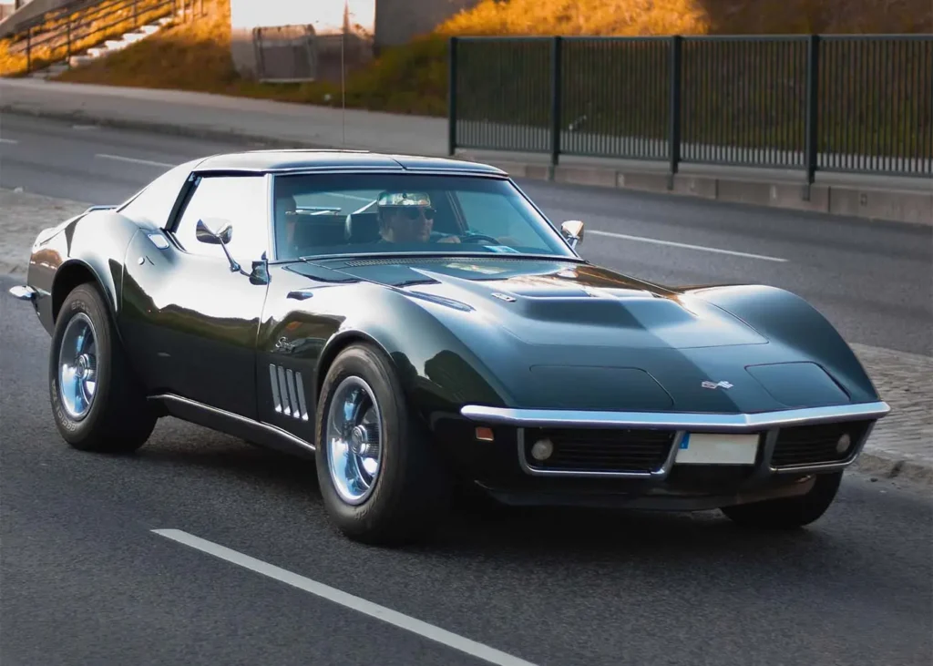 Chevrolet Corvette L88 driving down the road