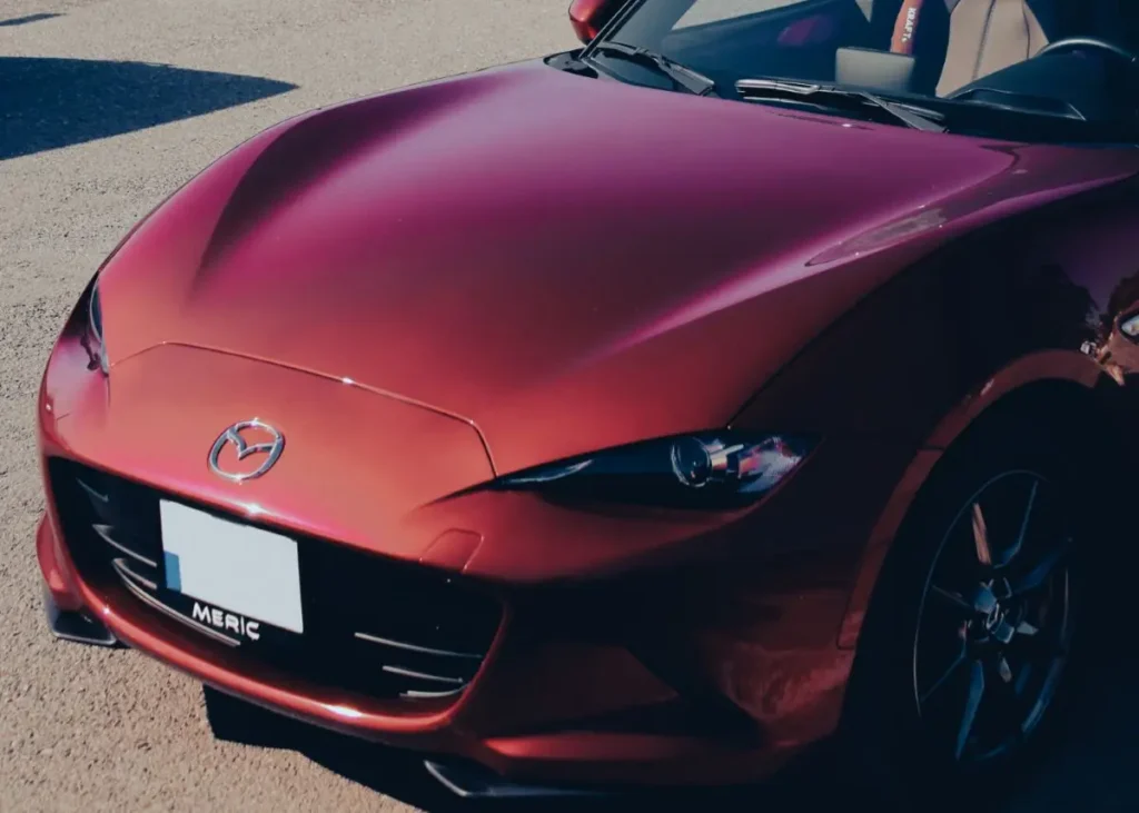 Mazda MX-5 parked in the sun