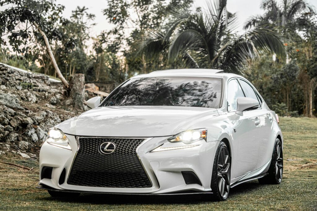 white lexus