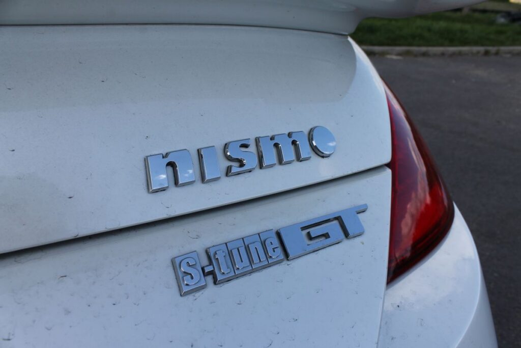 Nismo S-Tune GT logo on the rear of the car